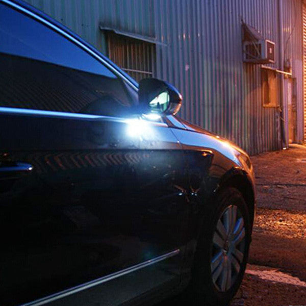 White Under Side Mirror Puddle 6 LED Light Lamp For VW Golf GTi MK6