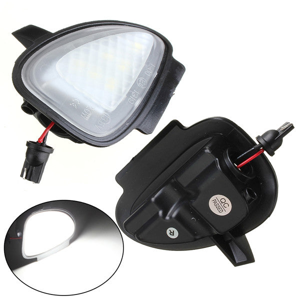 White Under Side Mirror Puddle 6 LED Light Lamp For VW Golf GTi MK6
