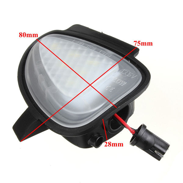 White Under Side Mirror Puddle 6 LED Light Lamp For VW Golf GTi MK6