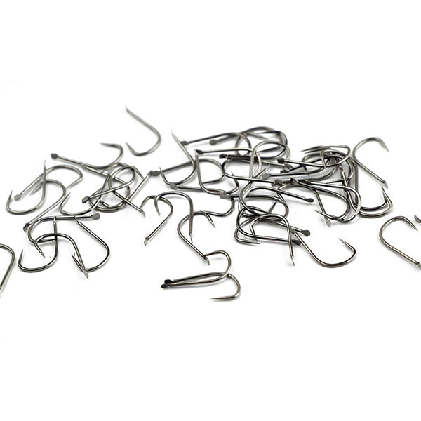 ZANLURE 10 PCS Barbless Fishing Hooks Fishing Tackles 4 Sizes