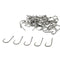 ZANLURE 10 PCS Barbless Fishing Hooks Fishing Tackles 4 Sizes
