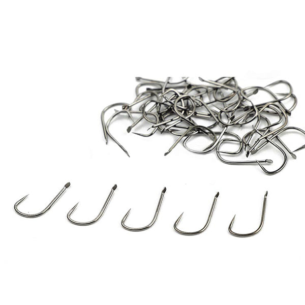 ZANLURE 10 PCS Barbless Fishing Hooks Fishing Tackles 4 Sizes