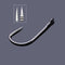 ZANLURE 10PCS Barbless Fishing Hooks Single Fishing Hooks