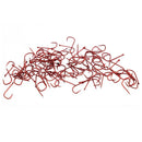ZANLURE 10PCS Barbless Red Fishing Hooks Single Fishing Hooks