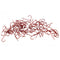 ZANLURE 10PCS Barbless Red Fishing Hooks Single Fishing Hooks