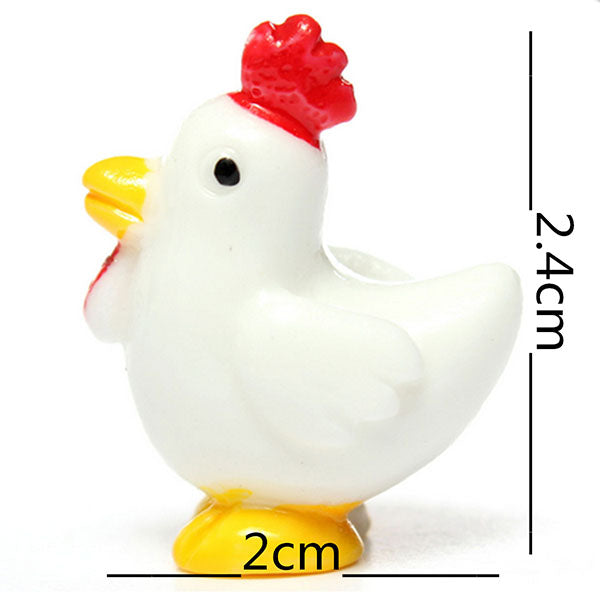 DIY Miniature Cute Chick Ornaments Potted Plant Garden Decor