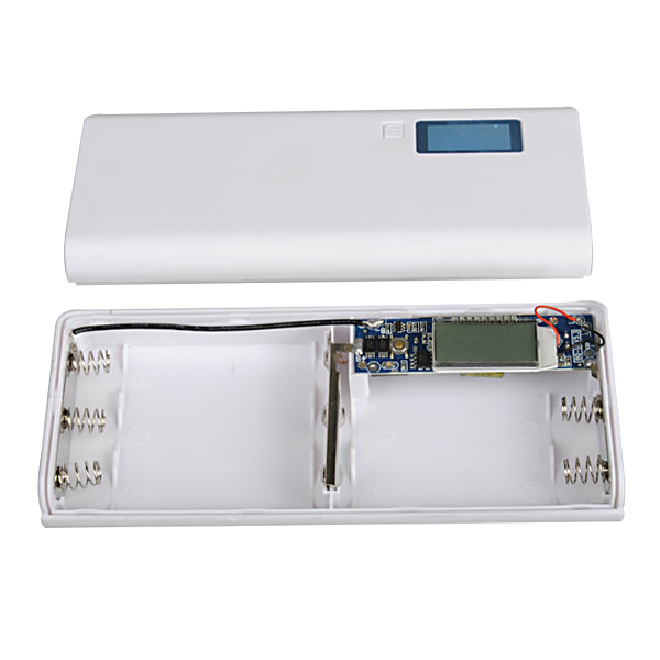 DIY 5*18650 LCD Display Power Bank Battery Charger Box With 5 Input Interface