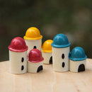 Mini Resin Castle Micro Landscape Decorations Garden DIY Decor