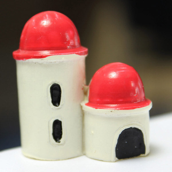 Mini Resin Castle Micro Landscape Decorations Garden DIY Decor