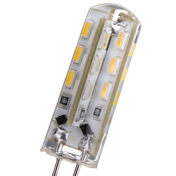 G4 1.5W Pure/Warm White 3014SMD LED Silicone Lamp Bulb 110-220V