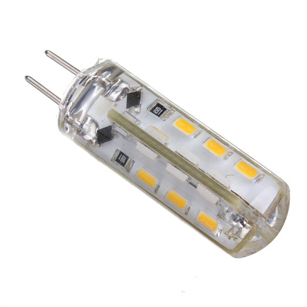 G4 1.5W Pure/Warm White 3014SMD LED Silicone Lamp Bulb 110-220V