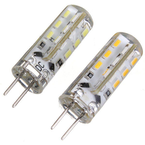 G4 1.5W Pure/Warm White 3014SMD LED Silicone Lamp Bulb 110-220V