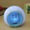 Digital LED 7 Color Changing Alarm Clock Thermometer Nature Sound