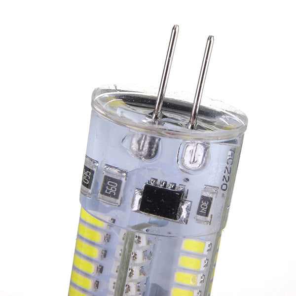 Dimmable G4 3W White/Warm White 3014SMD LED Bulb Silicone 110-120V