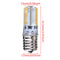 Dimmable E17 3W White/Warm White 3014SMD LED Bulb Silicone 110-120V