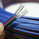 5M 4-Pin LED Extension Wire Connector Cable For 3528 5050 RGB Strip