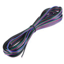 5M 4-Pin LED Extension Wire Connector Cable For 3528 5050 RGB Strip