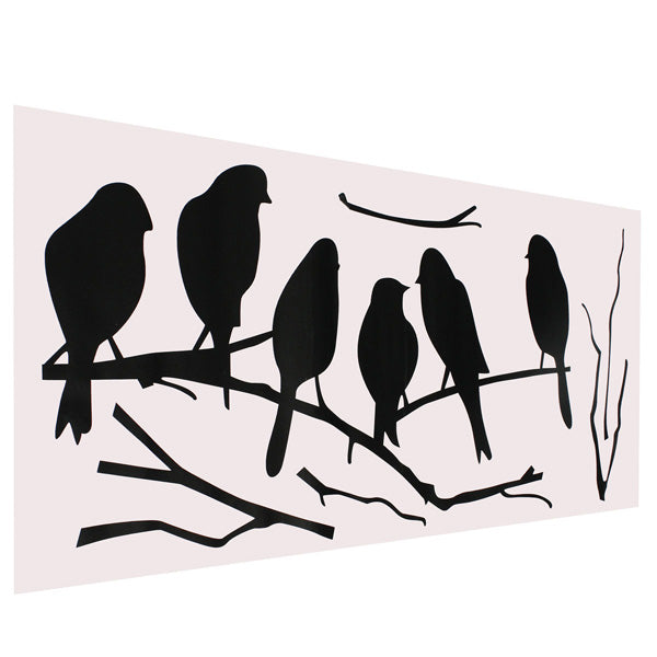 Removable Birds Branch Tree Wall Stickers Home Art Decals DIY Living Room Decor