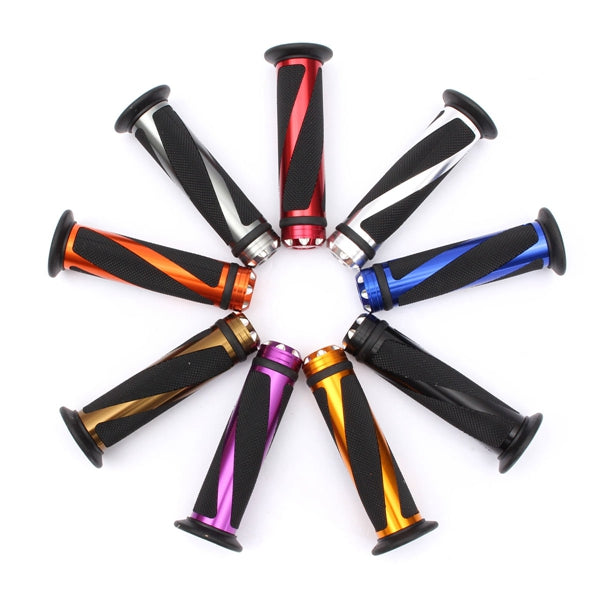CNC Aluminum 7/8 Motorcycle Handlebar Rubber Hand Grips
