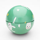 Happy Sweet Ball Tea Box Gift Candy Jewelry Storage Tin Can