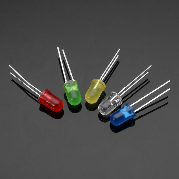 300Pcs 20Ma F5 5MM 5Colors Ultra Bright LED Diode