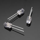 500pcs 20Ma F5 5MM Transparent Ultra Bright White LED Diode