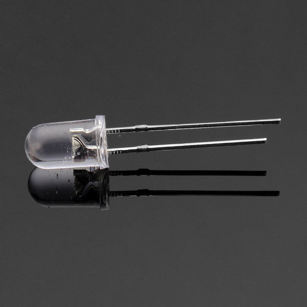 500pcs 20Ma F5 5MM Transparent Ultra Bright White LED Diode