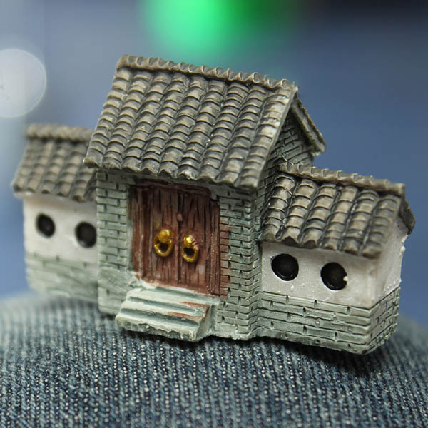 Mini Historic Building Micro Landscape Decorations Garden DIY Decor