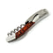 Wood Handle Stainless Steel Corkscrew Double Hinge Red Wine Bottle Opener