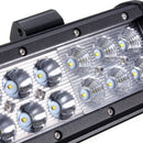72W 5760LM LED Work Light Bar Spot Flood Beam Lamp For Jeep Off Road SUV Truck Boat
