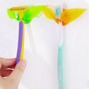 Multifunction Suction Leaf Shape Toothbrush Shaver Sundries Holder