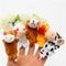 10 PCs Family Finger Puppets Cloth Doll Baby Educational Hand Toy