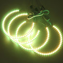 4PCS RGB LED Angel Eyes Halo Ring for BMW E36 E38 E39 E46 M3