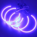 4PCS RGB LED Angel Eyes Halo Ring for BMW E36 E38 E39 E46 M3