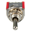 Red 3 Pin ON-ON SPDT Mini Toggle Switch AC 6A/125V 3A/250V