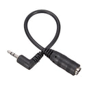 3.5mm Female Socket to 2.5mm Mini Jack Headphone Converter Adapter Audio Cable