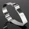 Stainless Steel Ice Cream Shape Biscuit Cookie Cutter Decorating Tool