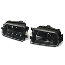 Pair Car Fog Lights Driving Spot Lamps Black Housing for BMW