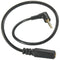 15cm Stereo 3.5mm 90 Right Angle Male to Female Audio Cable