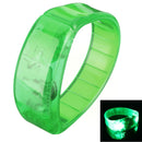 LED Sports Cycling Survival Light Voice Activated Bracelet Wrist Band Blinker
