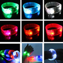 LED Sports Cycling Survival Light Voice Activated Bracelet Wrist Band Blinker