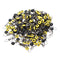 200pcs Medium Yellow Space Beans Fishing Pin Swivels Ring Fishing Accessory