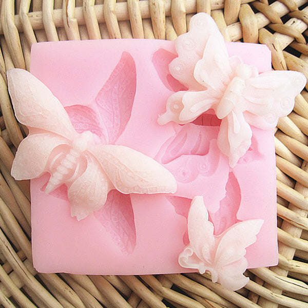 Butterfly Silicone Fondant Cake Mold Soap Mold Chocolate Mold