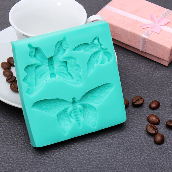 Butterfly Silicone Fondant Cake Mold Soap Mold Chocolate Mold