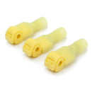 Excellway TC01 50pcs Yellow Quick Splice Wire Terminal Female Spade Connector Set