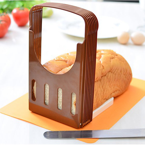 Bread Cut Loaf Toast Slicer Cutter Slicing Guide Kitchen Tool