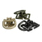 Molle Tactical 360 Degree Rotation D Ring Buckle For Vest Backpack