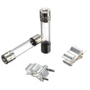 72pcs M6*30mm Glass Tube Fuse Assorted Kit 0.5/1/23/5/10/15/20/30 AMP