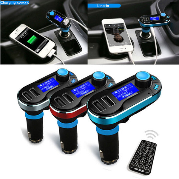 Hands Free Car Kit Wireless Radio Audio FM Transimittervs MP3 Player