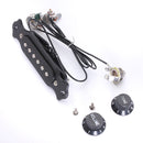 Copper Single Magnetic Coil Acoustic Guitar Pickup Parts Black